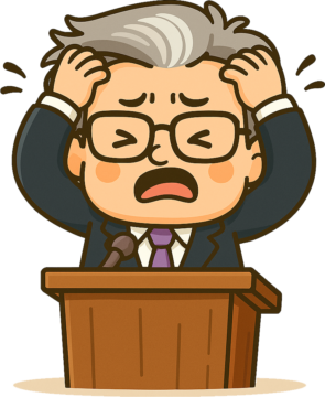 Annoyed Jerome Powell