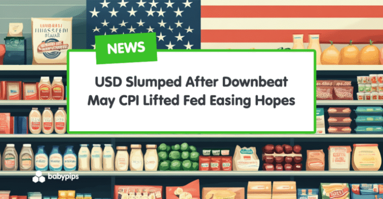 USD Slumped After Downbeat May CPI Lifted Fed Easing Hopes