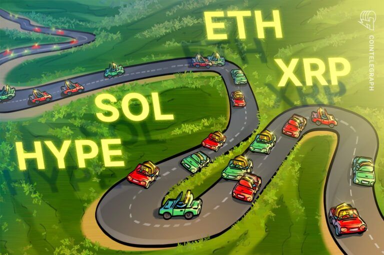 Traders watch XRP, ETH, SOL and HYPE now that Bitcoin trades below $100K