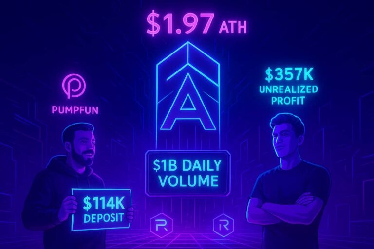 $ASTER Surges Past $PUMP and Raydium as Solana DeFi Shifts Toward $1B Daily Volume